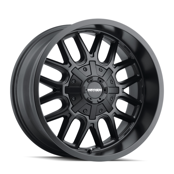 Mayhem 8107 Cogent 20x9 / 8x165.1 BP / 0mm Offset / 130.8mm Hub Matte Black Wheel