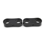Russell Hose Separator for -8 Braided Hose - Black Anodized (2 Pack)