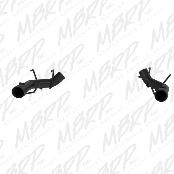 MBRP 2011-2014 Ford Mustang GT 3in Dual Axle Back Muffler Delete - Black