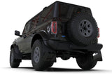 Rally Armor 21-25 Ford Bronco (Plstc Bmpr + RB - NO Rptr/Sprt) Blk Mud Flap w/Cy Orange Logo