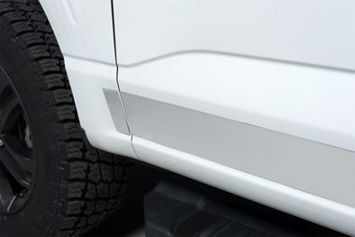 Putco 2021 Ford F-150 Super Cab 8ft Long Box Stainless Steel Rocker Panels (4.25in Tall 12pcs)