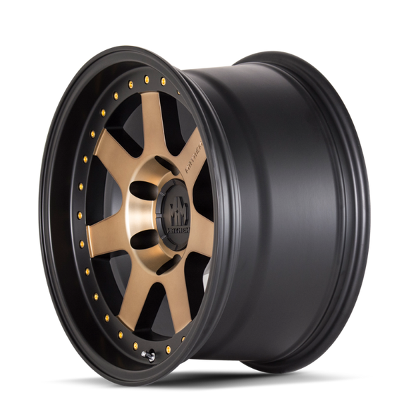 Mayhem 8300 Prodigy 18x9 / 6x135 BP / 0mm Offset / 87.1mm Hub Matte Black w/ Bronze Tint Wheel