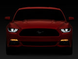 Raxiom 15-17 Ford Mustang GT350 GT500 LED Projector Headlights- Blk Housing (Clear Lens)