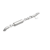 MagnaFlow Cat-Back, SS, 2.5/3in, Turn Down In Front Rear Tire 2015 Ford F150 5.0L V8 Ext Cab