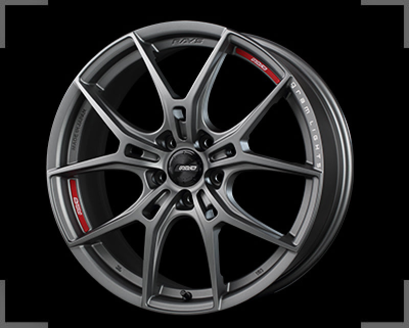 Gram Lights 57FXZ 18x9.5 +38 5x114.3 Matte Graphite and Machining Rim Edge DC Wheel