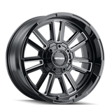 Mayhem 8115 Apollo 20x9 / 8x170 BP / 0mm Offset / 125.2mm Hub Black w/ Milled Spokes Wheel