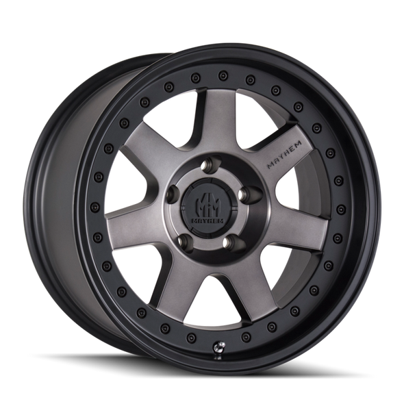 Mayhem 8300 Prodigy 20x9 / 8x180 BP / 0mm Offset / 130.8mm Hub Matte Black w/ Dark Tint Wheel