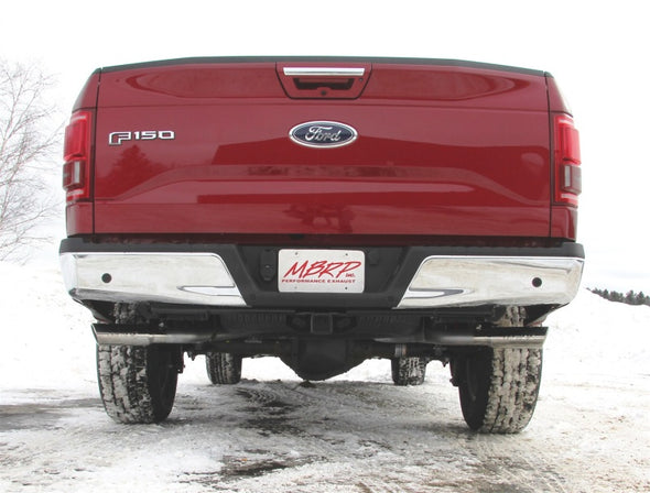 MBRP 2015 Ford F-150 5.0L 3in Cat Back Dual Split Side Exit AL Exhaust System