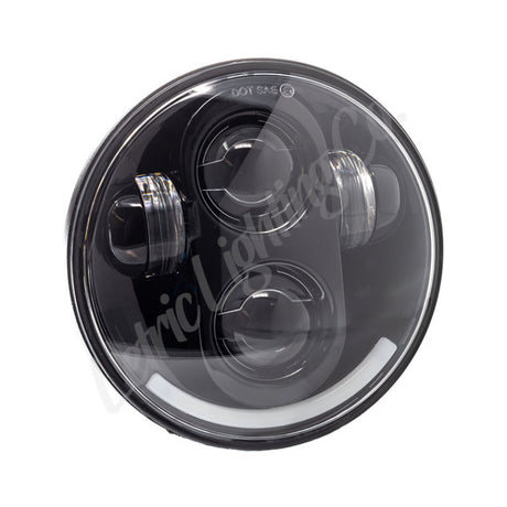 Letric Lighting 5.75in LED Black Premium Headlight