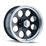 ION Type 171 16x8 / 6x139.7 BP / -5mm Offset / 106mm Hub Black/Machined Wheel