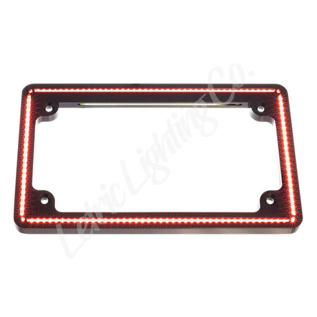 Letric Lighting Perfect Plate Light License Plate Frame Black