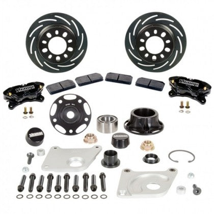 Strange B4152WC2 Pro Series II Front Brake Kit Soft Pads (2005-2014 Mustang)